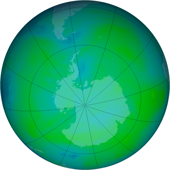 Ozone Map 1984-12-29